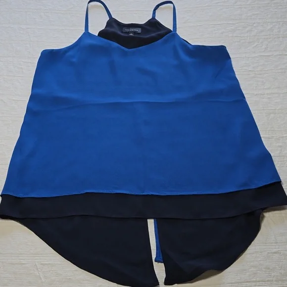 The Limited Blue and Black Layered Tank Top - Picture 4 of 8